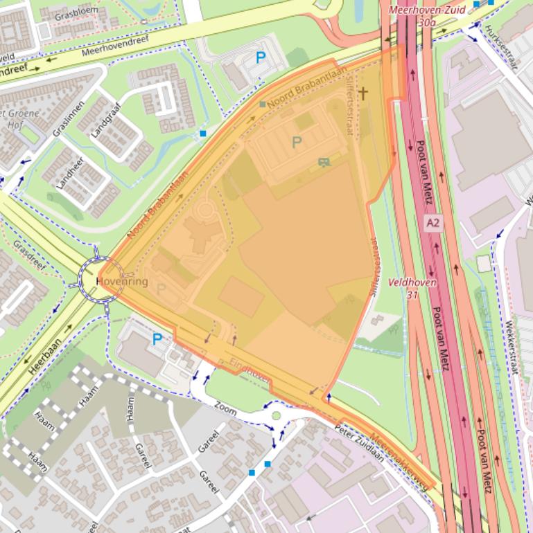 Kaart van postcodegebied 5657GB.