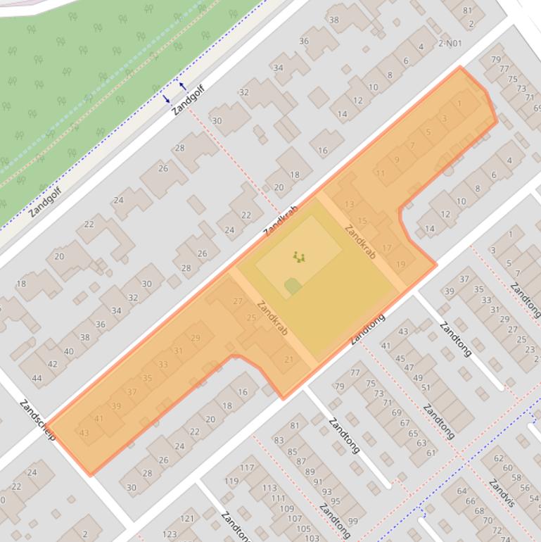 Kaart van postcodegebied 5658AH.