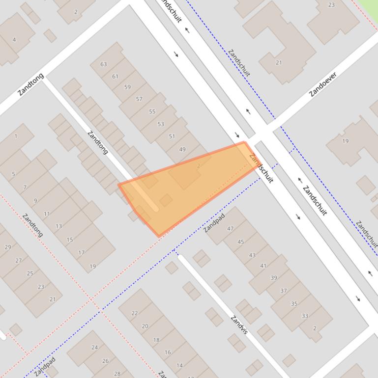 Kaart van postcodegebied 5658AN.