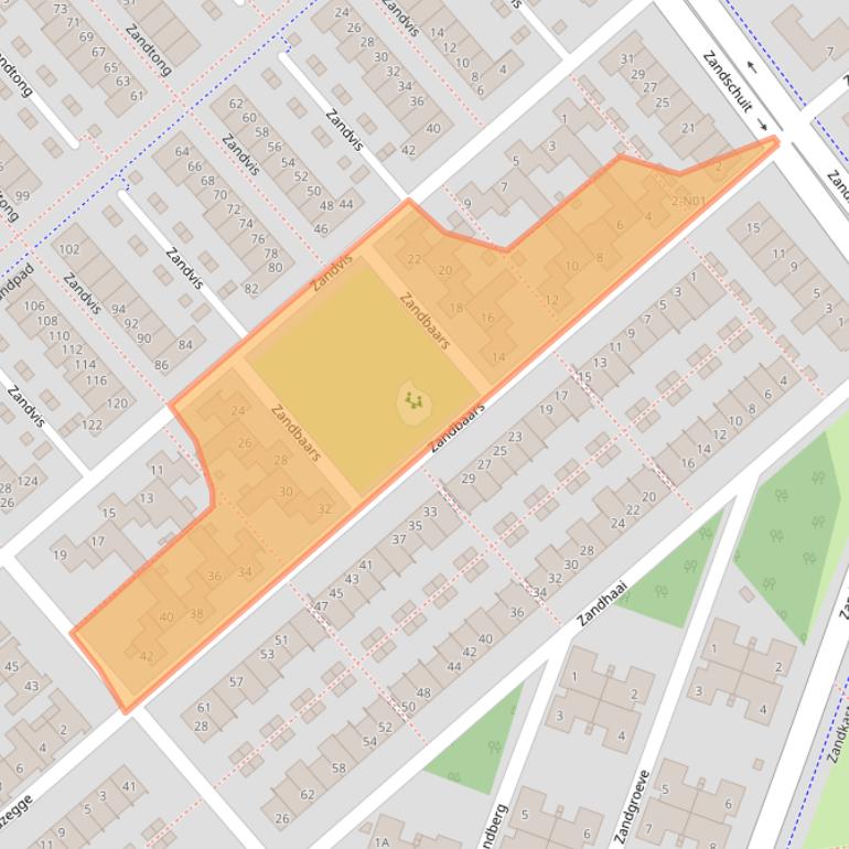 Kaart van postcodegebied 5658BB.