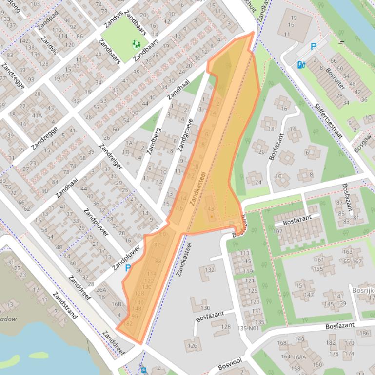 Kaart van postcodegebied 5658BE.