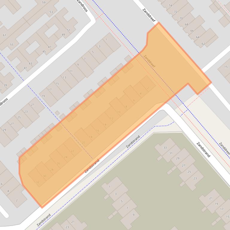 Kaart van postcodegebied 5658BJ.