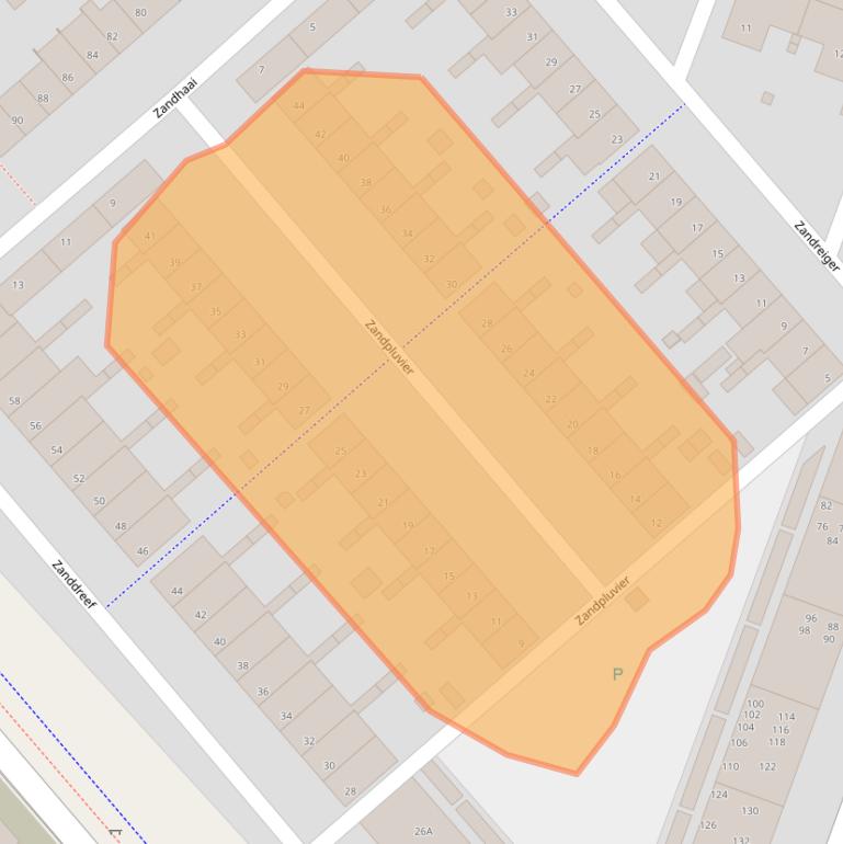 Kaart van postcodegebied 5658BL.