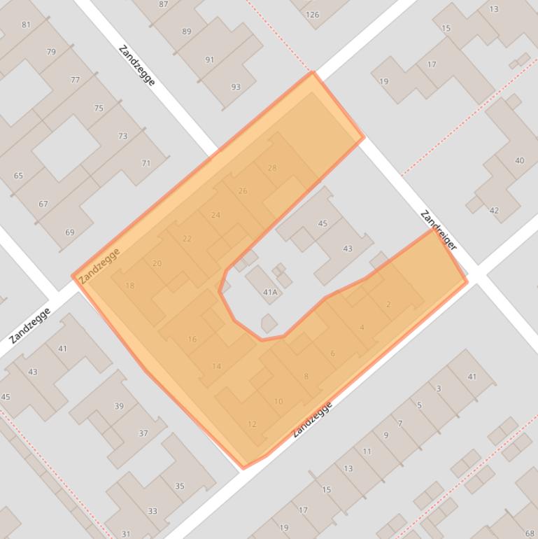 Kaart van postcodegebied 5658BW.