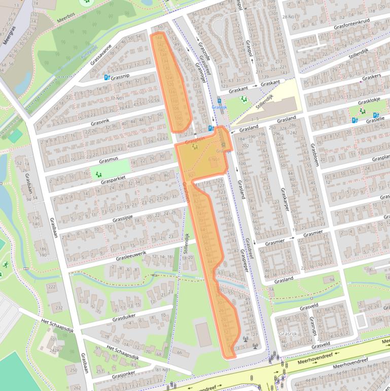 Kaart van postcodegebied 5658EK.