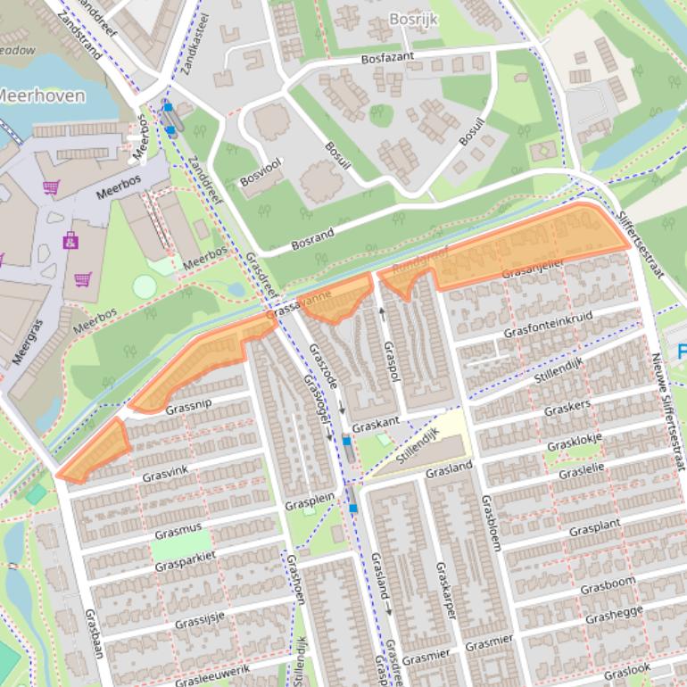 Kaart van postcodegebied 5658EV.