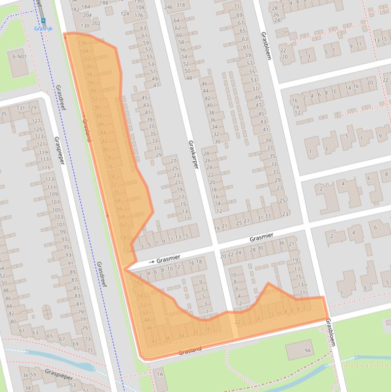 Kaart van postcodegebied 5658GB.