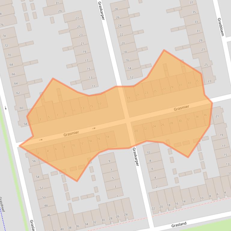 Kaart van postcodegebied 5658GE.