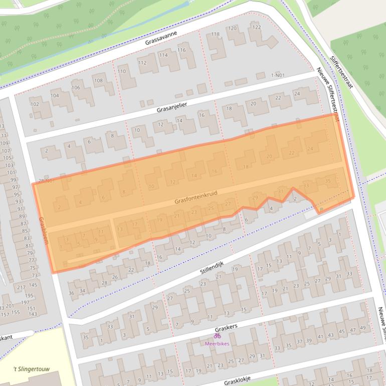 Kaart van postcodegebied 5658GM.