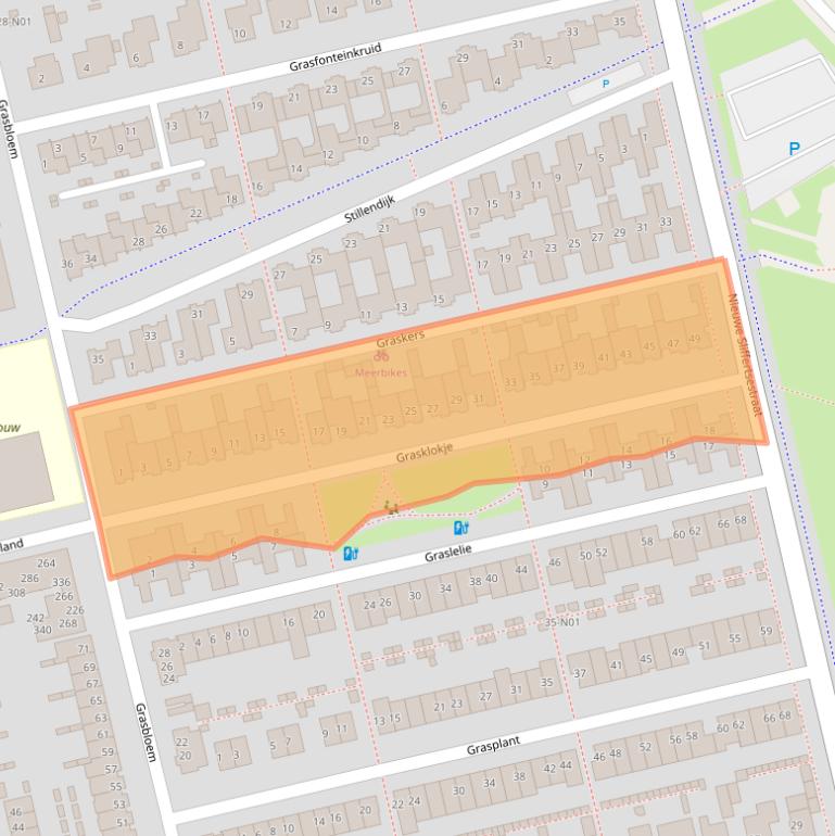 Kaart van postcodegebied 5658GP.