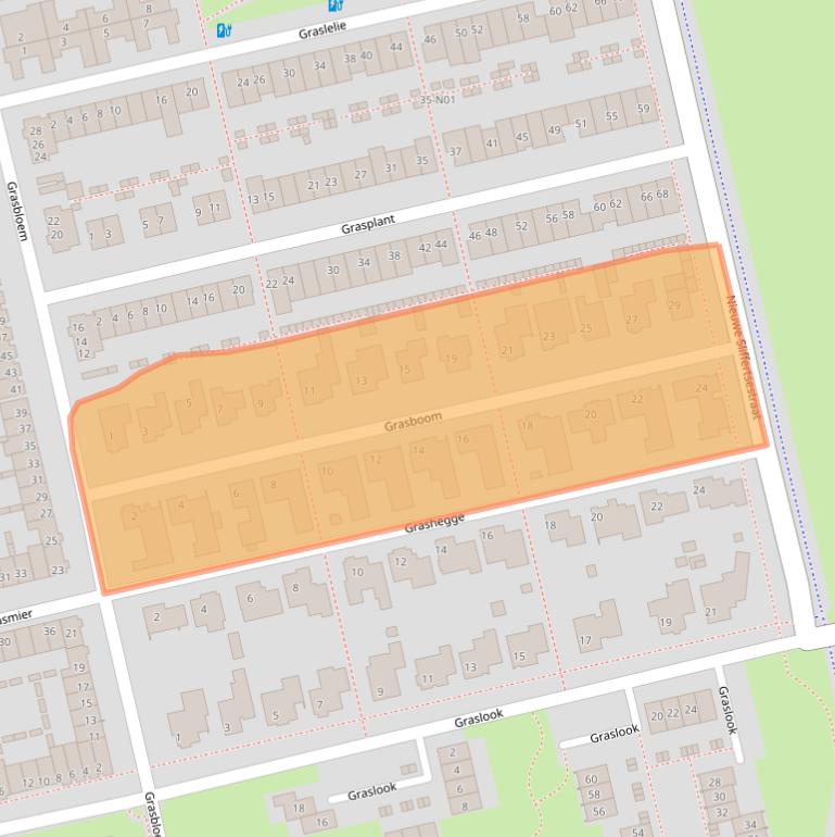Kaart van postcodegebied 5658GT.