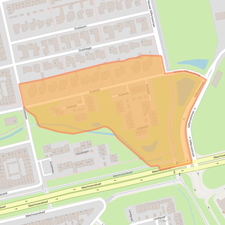 Kaart van postcodegebied 5658GW.