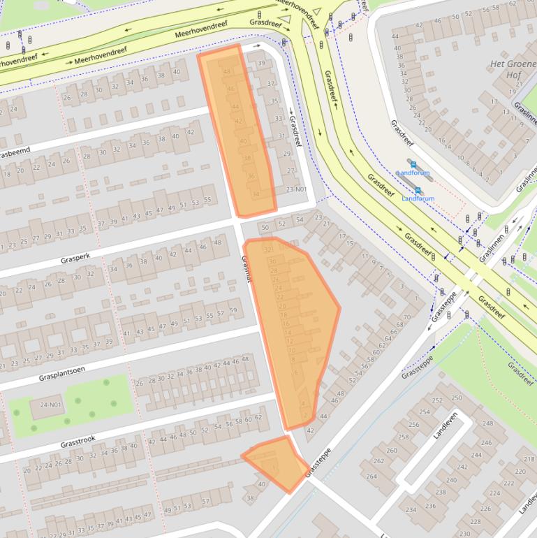 Kaart van postcodegebied 5658HK.