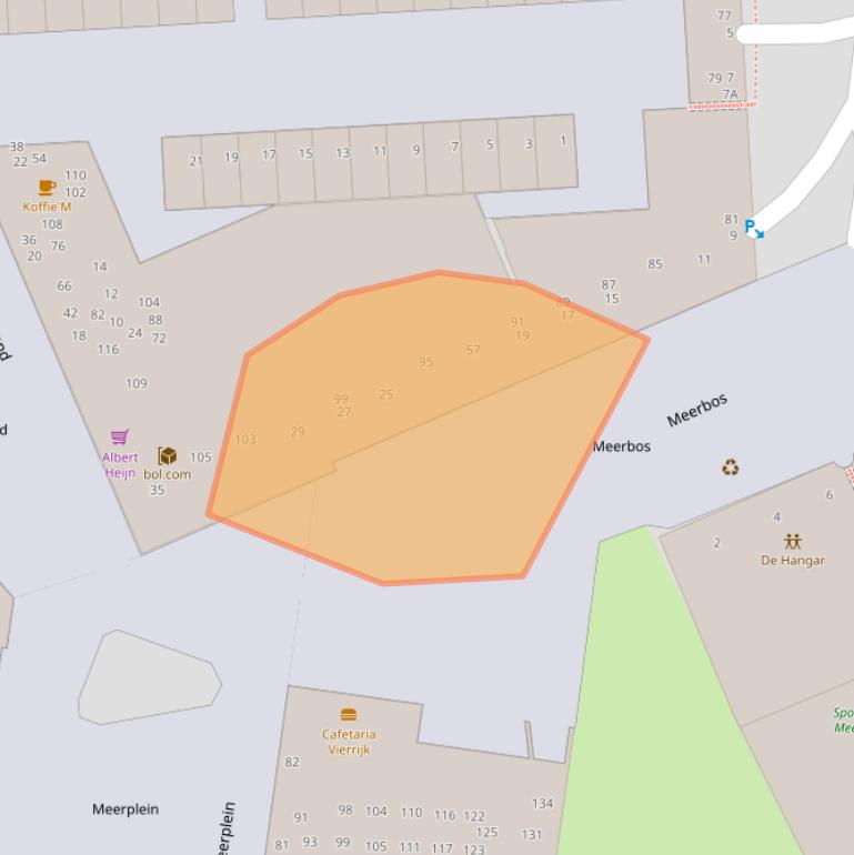 Kaart van postcodegebied 5658LB.