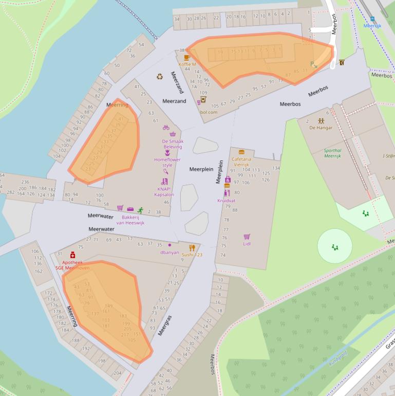 Kaart van postcodegebied 5658LC.