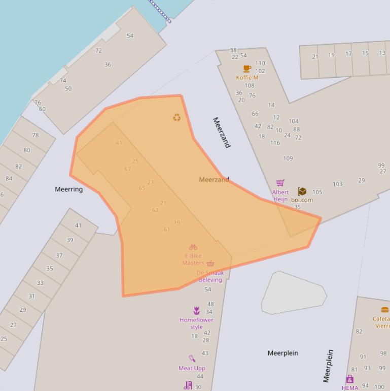 Kaart van postcodegebied 5658LH.