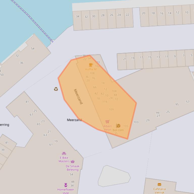 Kaart van postcodegebied 5658LJ.