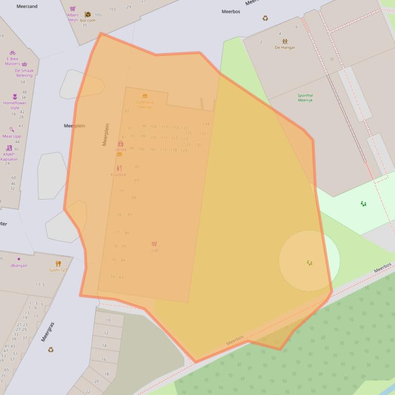 Kaart van postcodegebied 5658LL.