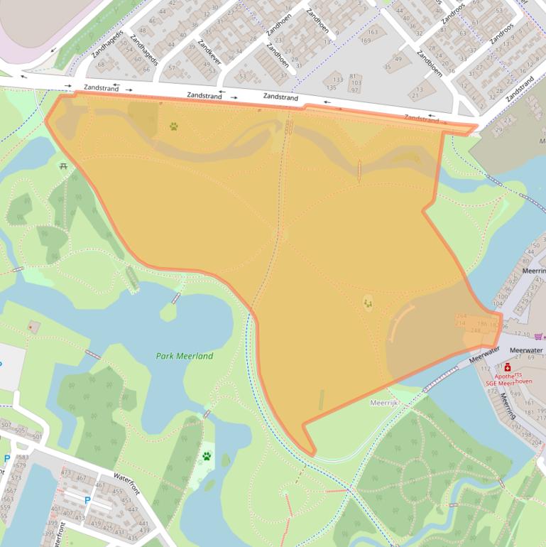 Kaart van postcodegebied 5658LN.