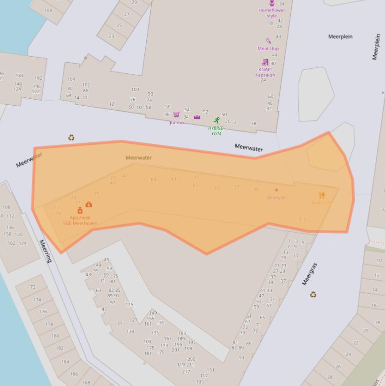 Kaart van postcodegebied 5658LP.