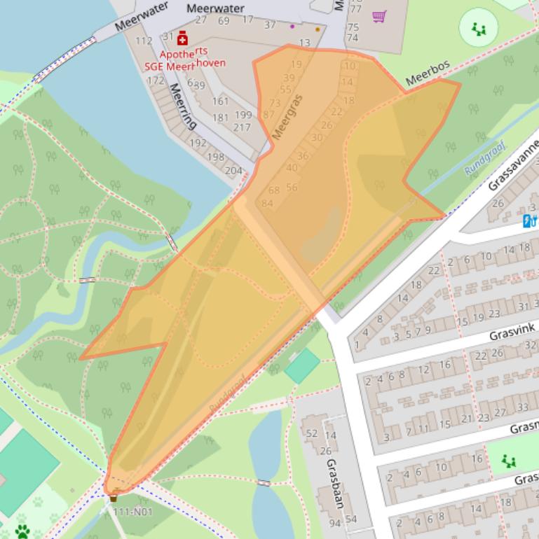 Kaart van postcodegebied 5658LR.