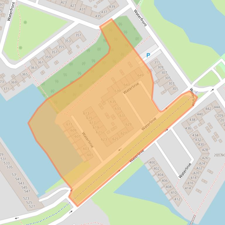 Kaart van postcodegebied 5658NR.