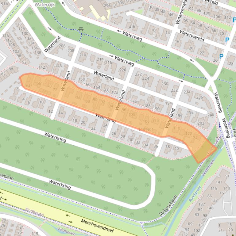 Kaart van postcodegebied 5658PK.