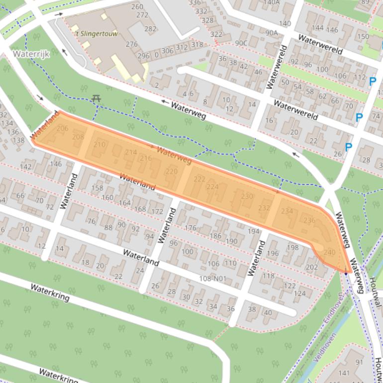 Kaart van postcodegebied 5658PM.