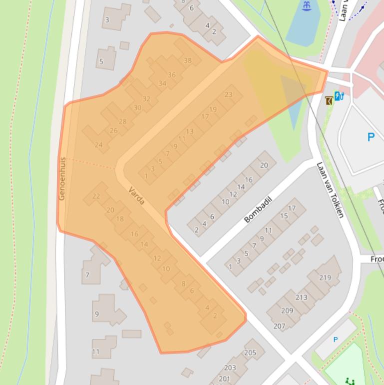 Kaart van postcodegebied 5661AE.