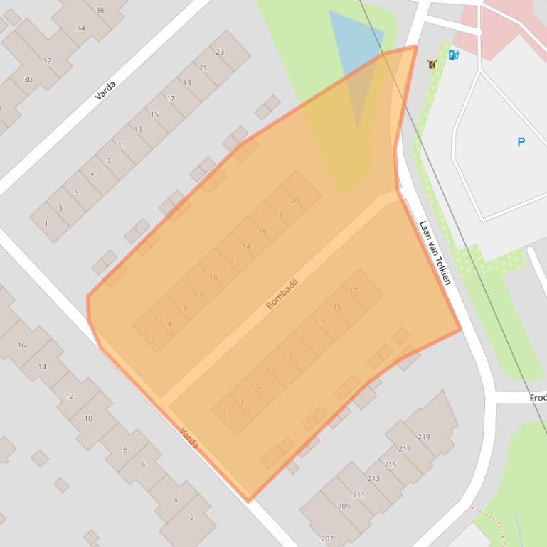 Kaart van postcodegebied 5661AG.