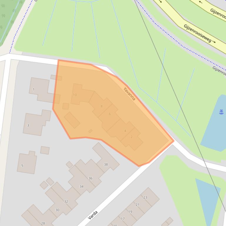 Kaart van postcodegebied 5661AH.