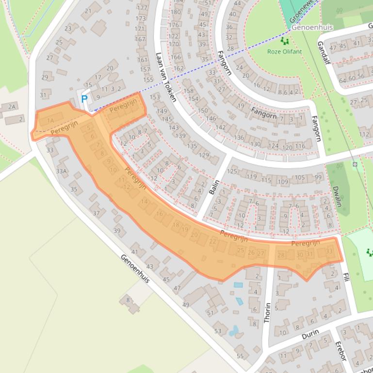 Kaart van postcodegebied 5661AV.