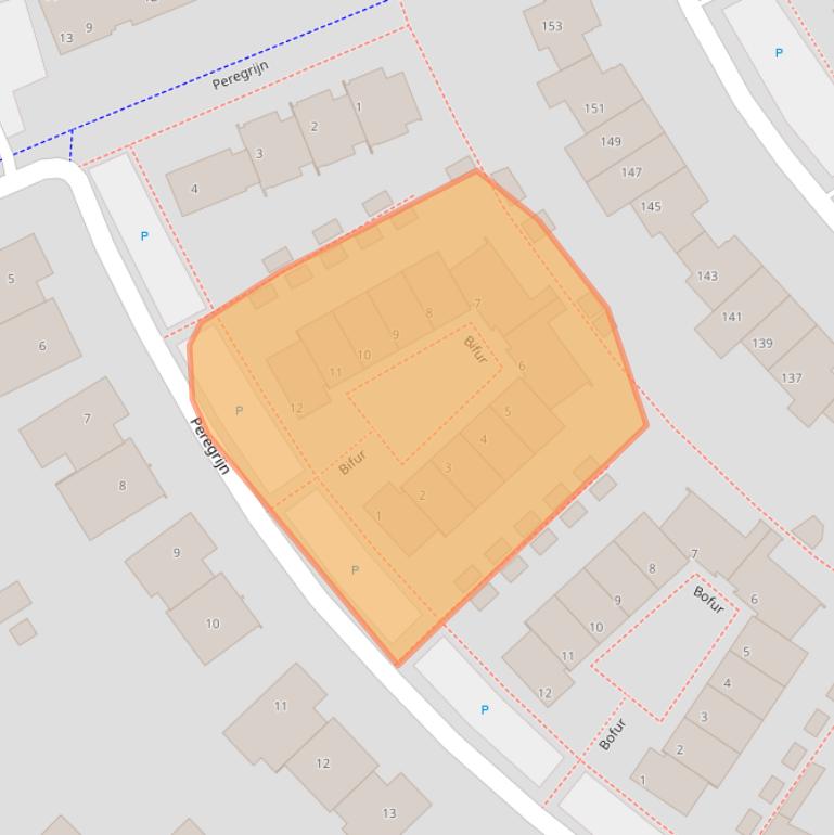 Kaart van postcodegebied 5661AW.