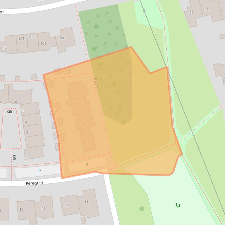 Kaart van postcodegebied 5661BB.
