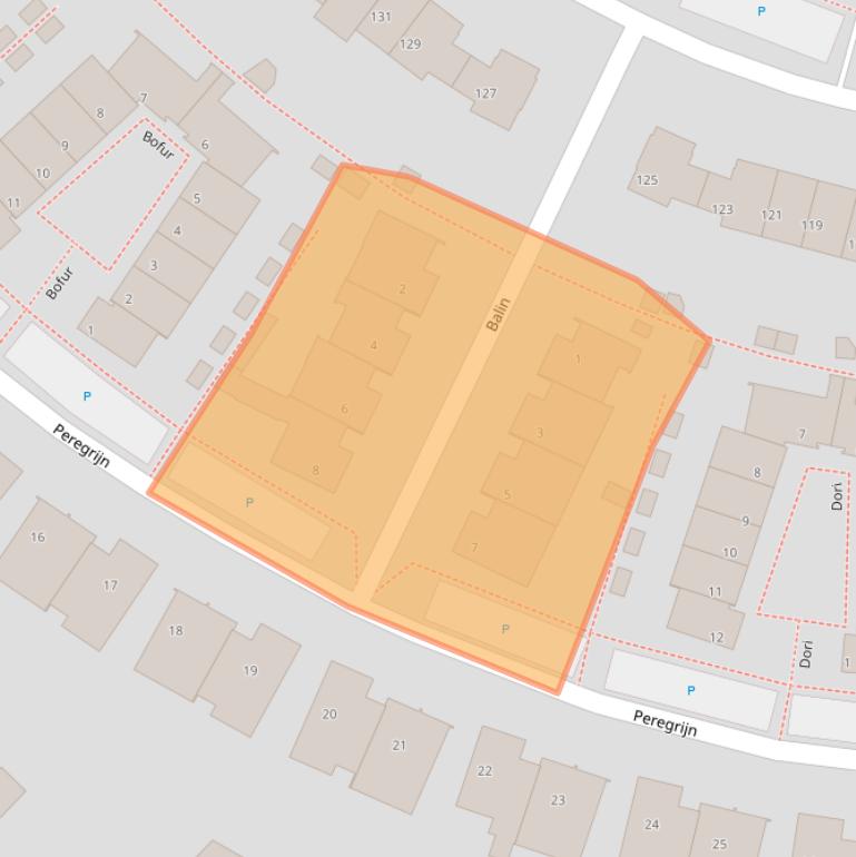 Kaart van postcodegebied 5661BC.