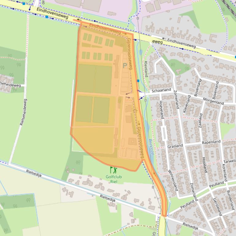 Kaart van postcodegebied 5661MA.