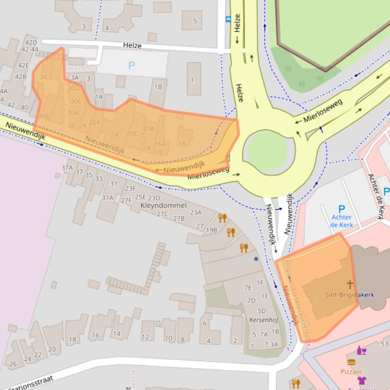 Kaart van postcodegebied 5662AE.