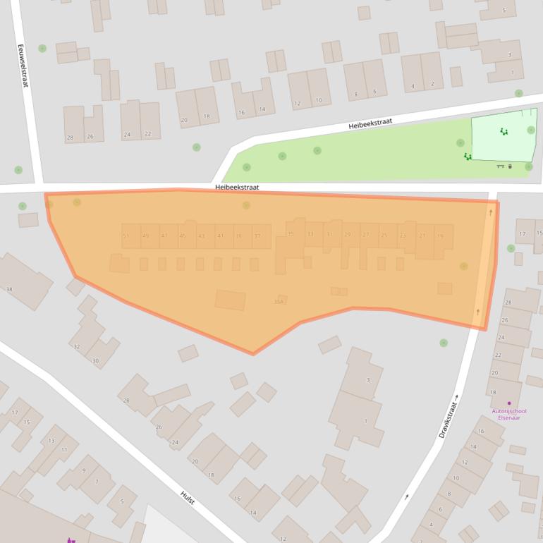 Kaart van postcodegebied 5662EE.