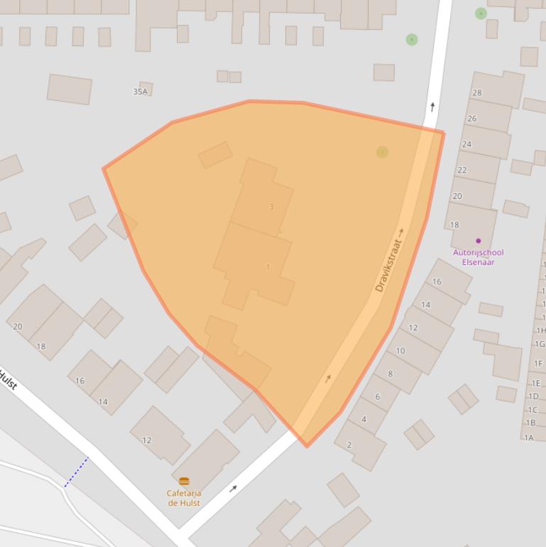 Kaart van postcodegebied 5662EH.