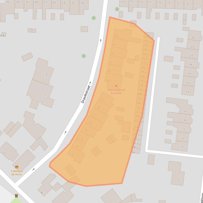 Kaart van postcodegebied 5662EJ.