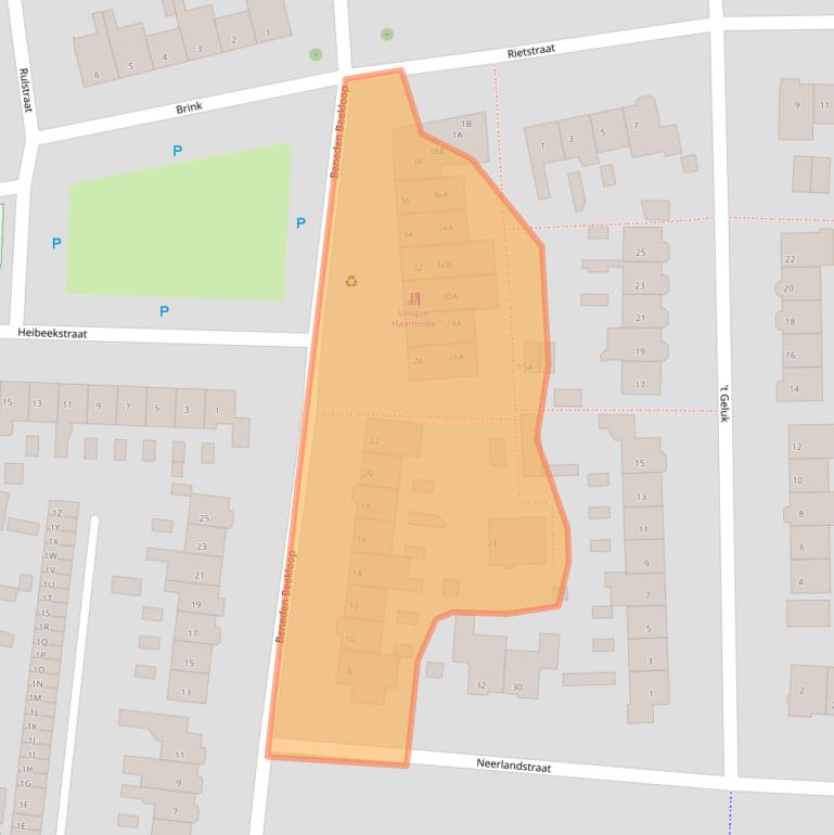 Kaart van postcodegebied 5662HL.