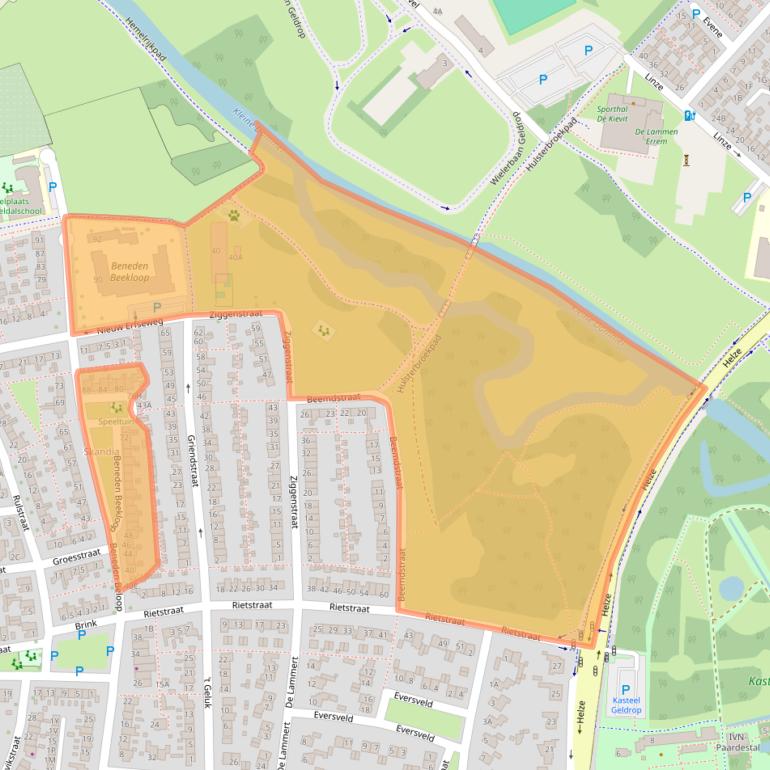 Kaart van postcodegebied 5662HM.
