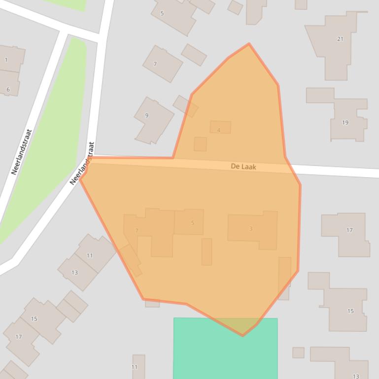 Kaart van postcodegebied 5662JD.