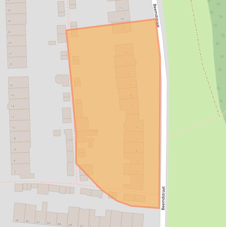 Kaart van postcodegebied 5662RN.