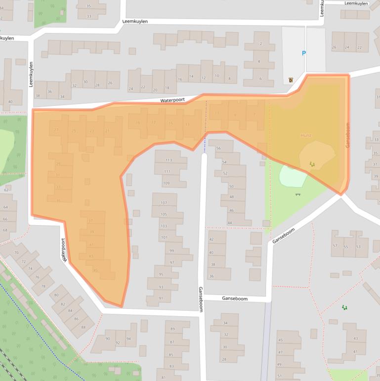 Kaart van postcodegebied 5662VK.