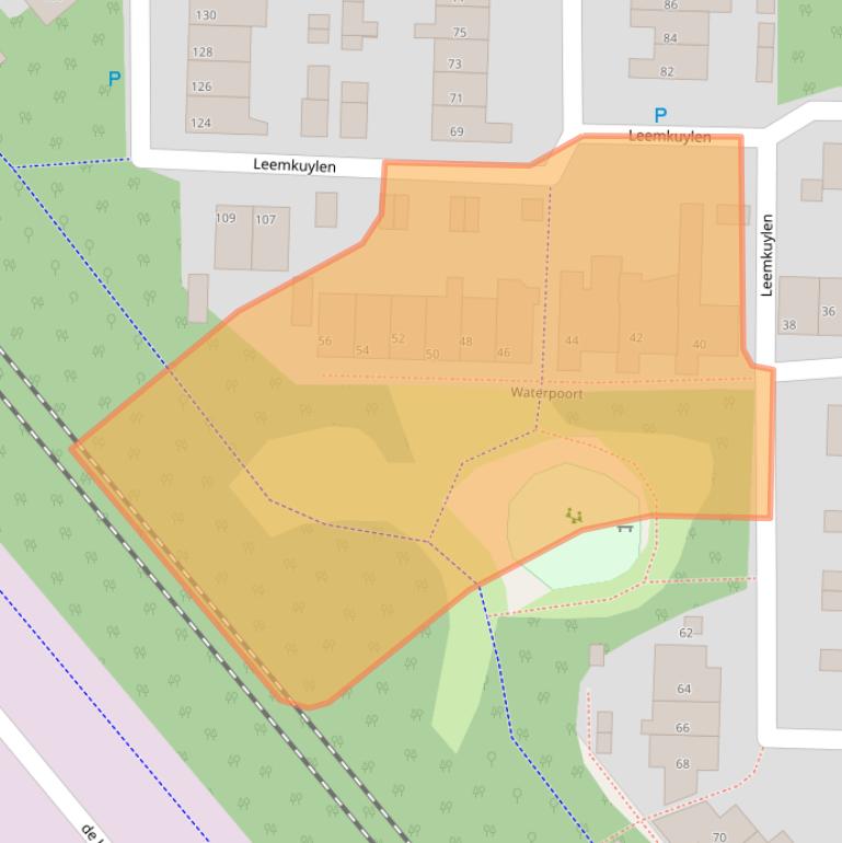 Kaart van postcodegebied 5662VM.