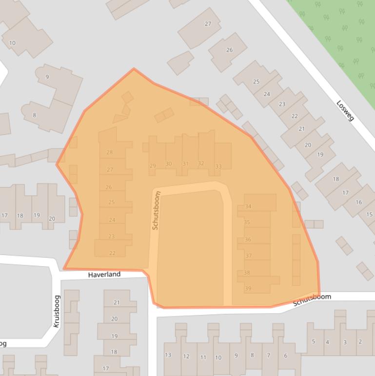 Kaart van postcodegebied 5663AB.