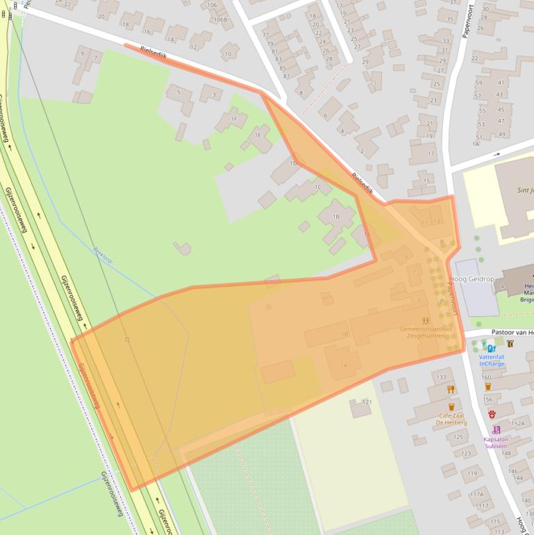 Kaart van postcodegebied 5663AC.