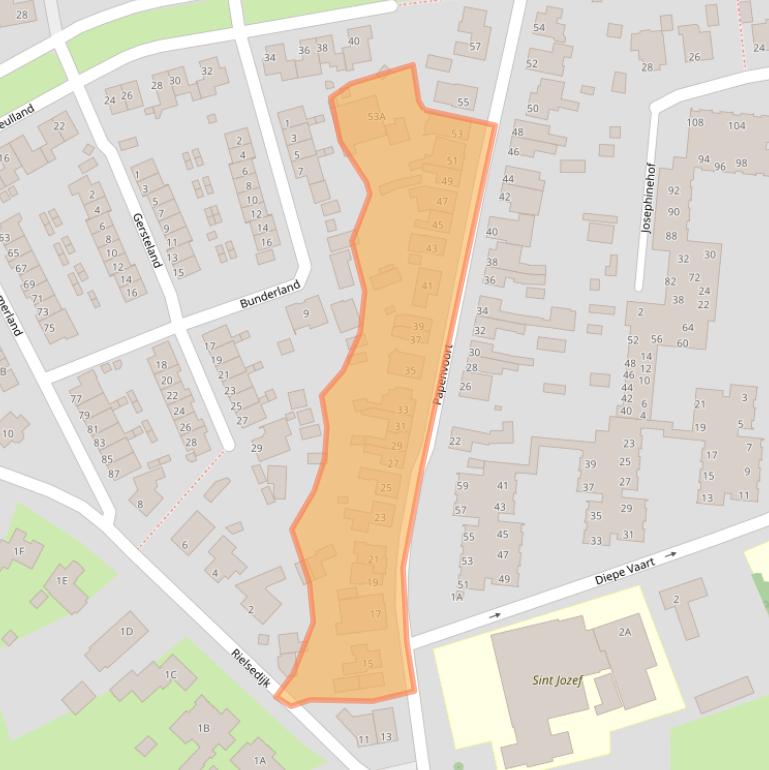 Kaart van postcodegebied 5663AD.