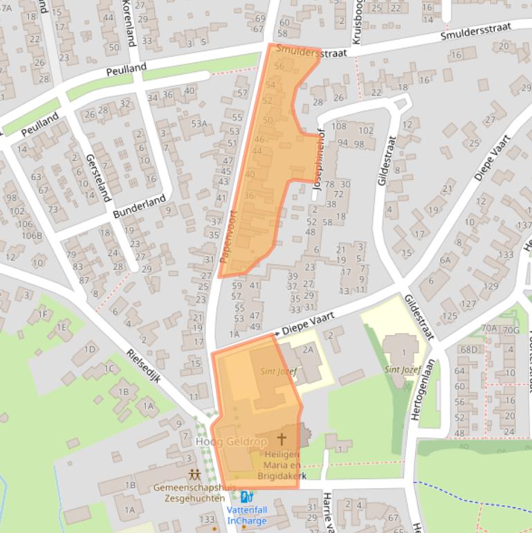 Kaart van postcodegebied 5663AH.